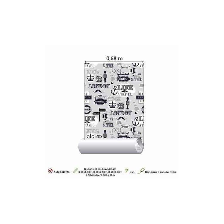 Papel de Parede Adesivo Londres 286454825