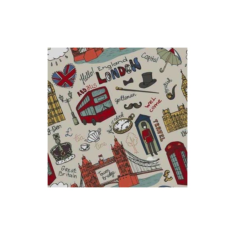 Papel de Parede Adesivo Londres London 291492644