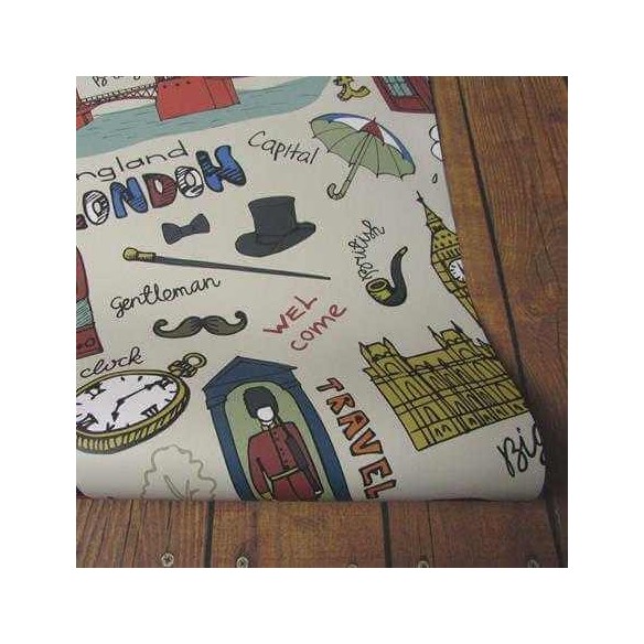Papel de Parede Adesivo Londres London 291492644