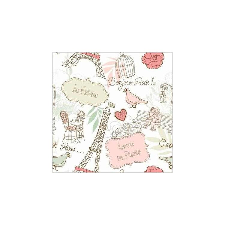 Papel de Parede Adesivo Love Paris 7