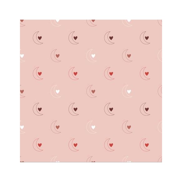 PAPEL DE PAREDE ADESIVO LUA E AMOR L101
