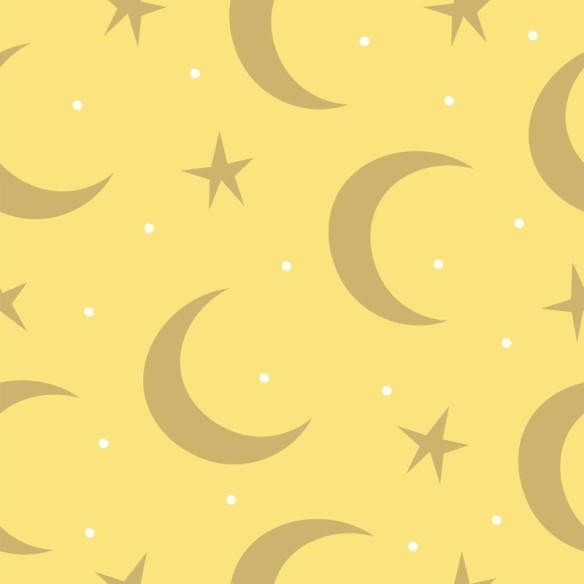 Papel de Parede Adesivo lua e estrelas N014153