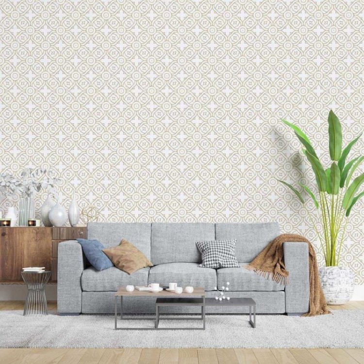 Papel de Parede Adesivo Abstrato Mosaico N02159