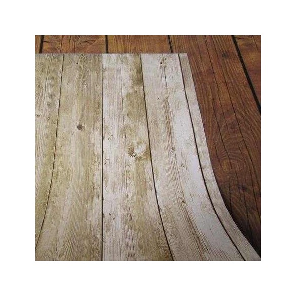 Papel de Parede Adesivo Madeira Antiga Clara 23179914
