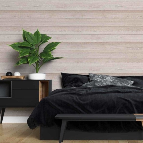 Papel de Parede Adesivo Madeira Comércio N02200