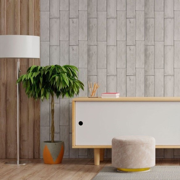 Papel de Parede Adesivo Madeira N013077