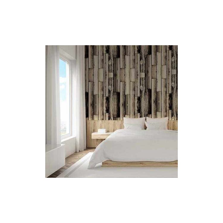Papel de Parede Adesivo Madeira Obra 23992