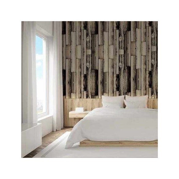 Papel de Parede Adesivo Madeira Obra 23992