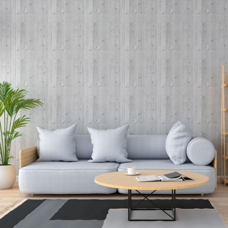 Papel de Parede Adesivo Madeira Vertical N013298