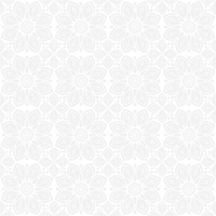 Papel de Parede Adesivo Mandala Floral Off...