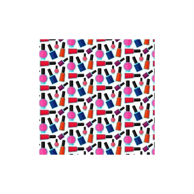 Papel de Parede Adesivo Manicure Esmalteria...