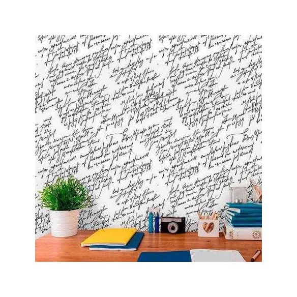 Papel de Parede Adesivo Manuscrito 698017627