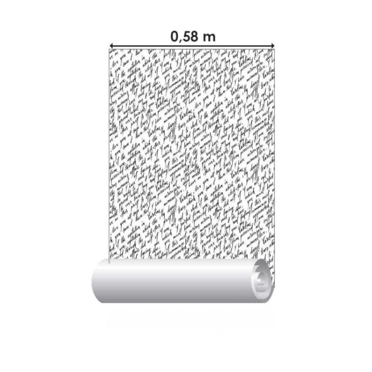 Papel de Parede Adesivo Manuscrito N03012