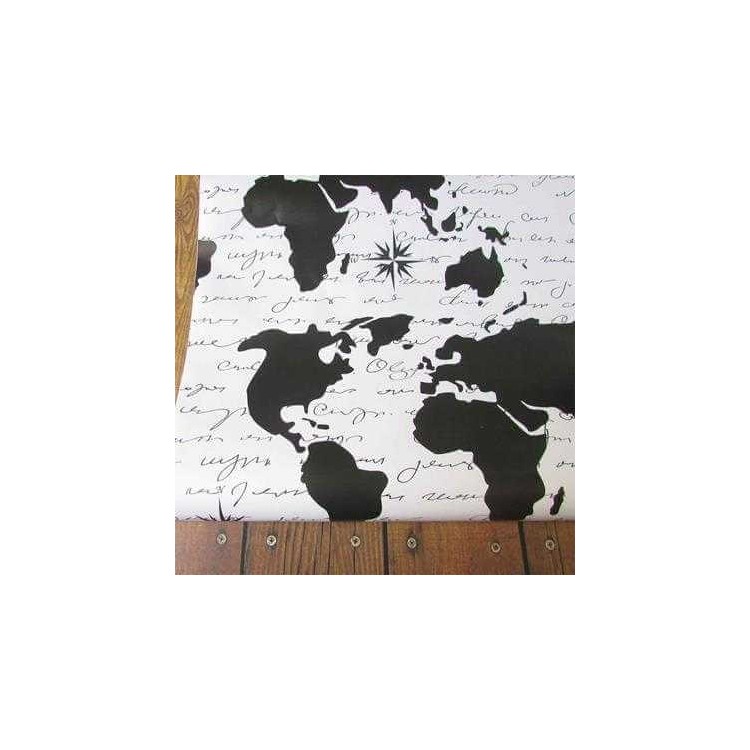 Papel de Parede Adesivo Mapa Retrô 50121