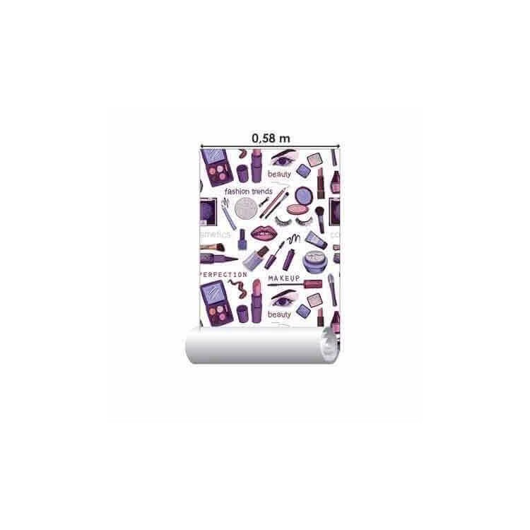 Papel de Parede Adesivo Maquiagem Salão 3086855