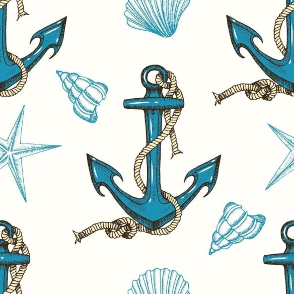 Papel de Parede Adesivo Marinha Oceano N015117