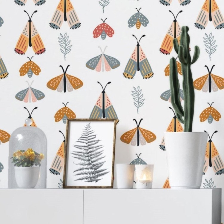Papel de Parede Adesivo Mariposas N019097