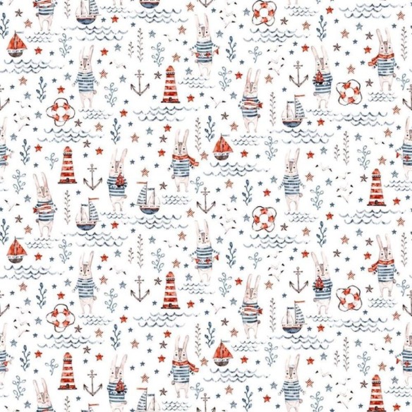 Papel de Parede Adesivo Marítimo N08202