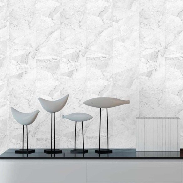 Papel de Parede Adesivo Mármore Claro 10207801