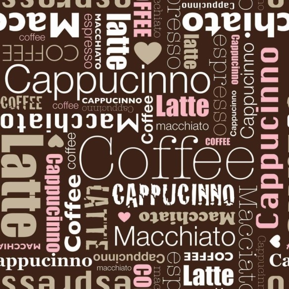 Papel de Parede Adesivo Marrom Café 59525731
