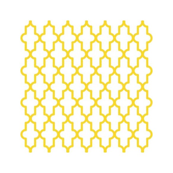 Papel de Parede Adesivo Marroquino Amarelo 127405376