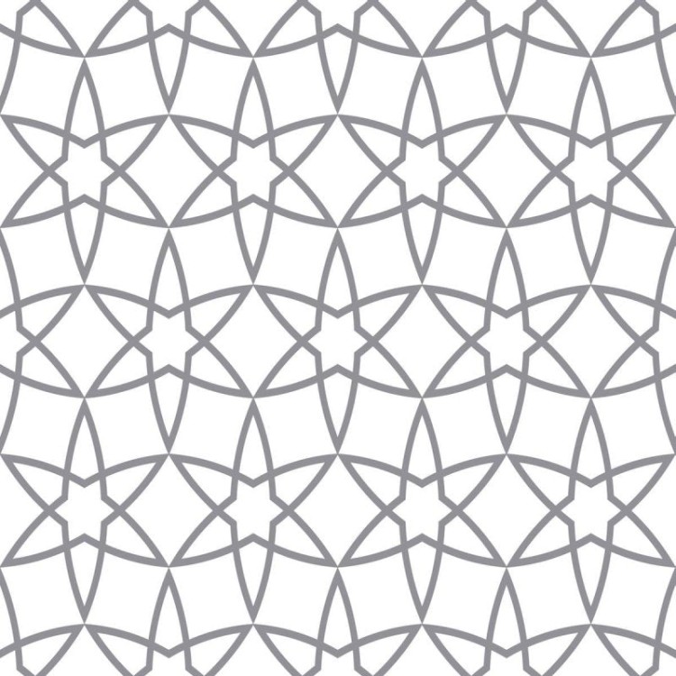 Papel de Parede Adesivo Marroquino Estrela...