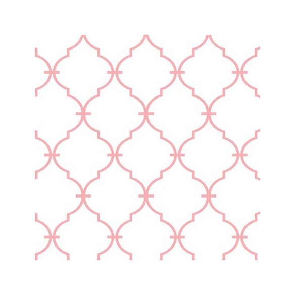 Papel de Parede Adesivo marroquino rosa romântico 2415411
