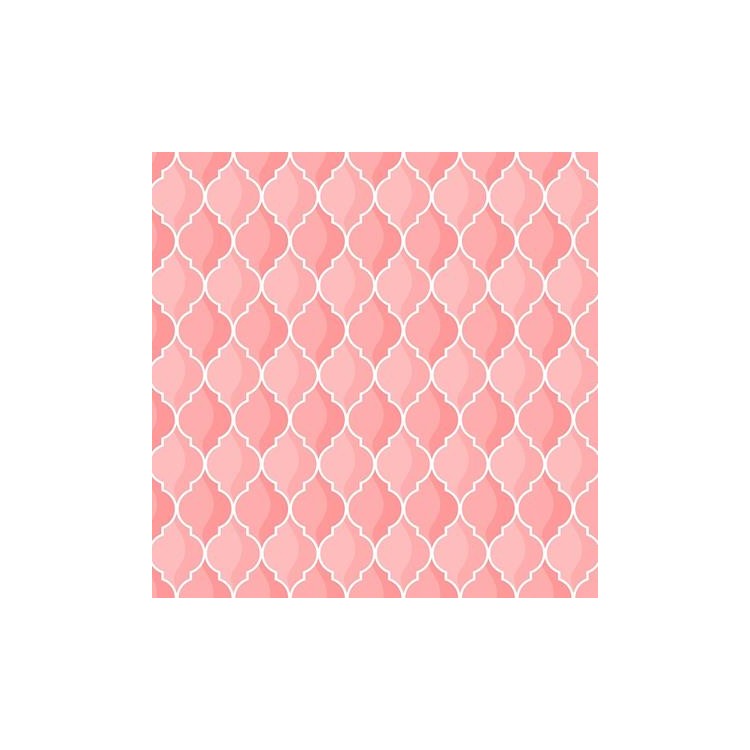Papel de Parede Adesivo marroquino rosa...