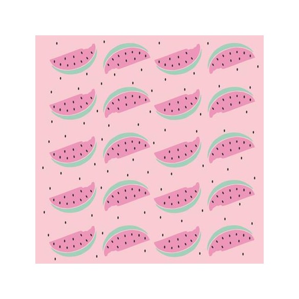 Papel de Parede Adesivo Melância Fruta 35294