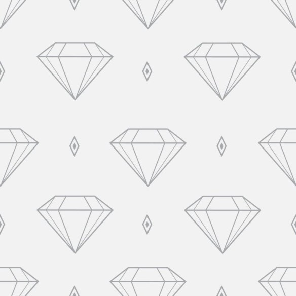 Papel de Parede Adesivo Minimalista Diamantes N06076