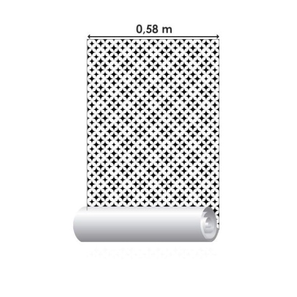 Papel de Parede Adesivo Minimalista Estrela N04204