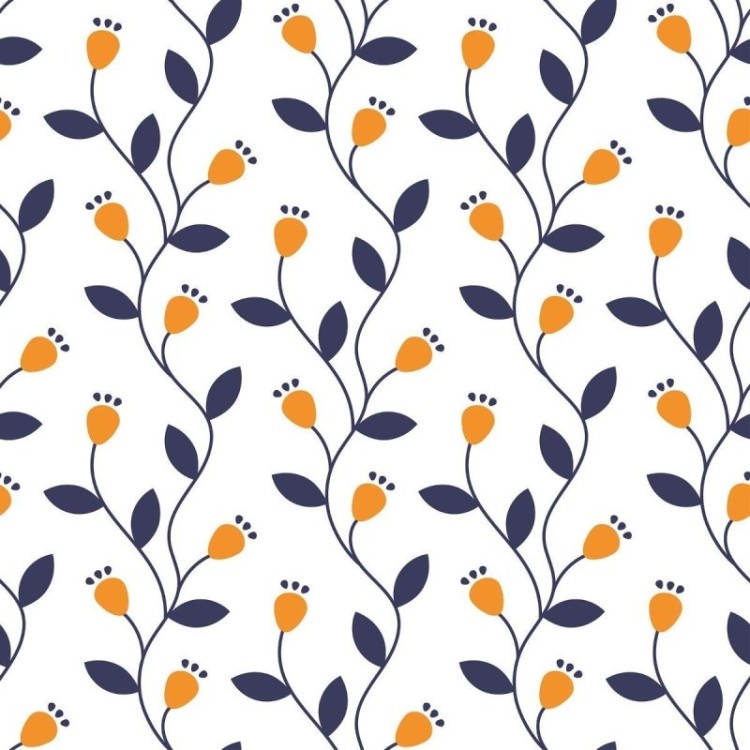 Papel de Parede Adesivo Minimalista Folhas N016040