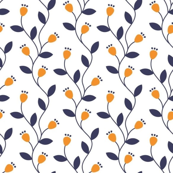Papel de Parede Adesivo Minimalista Folhas N016040