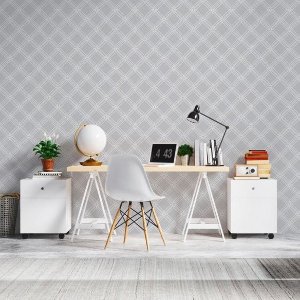 Papel de Parede Adesivo Minimalista Geométrico N06077