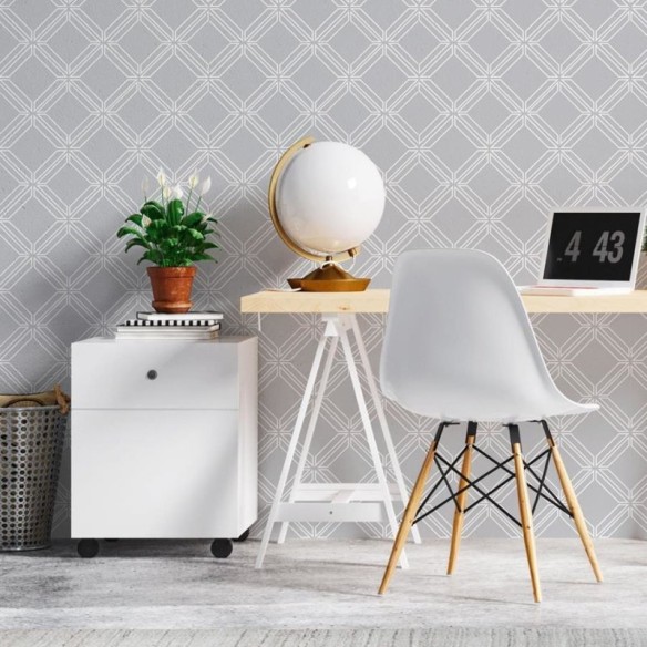 Papel de Parede Adesivo Minimalista Geométrico N06077