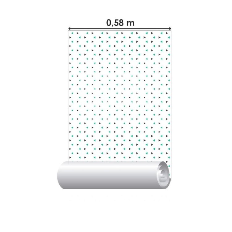 Papel de Parede Adesivo Minimalista Triângulos...