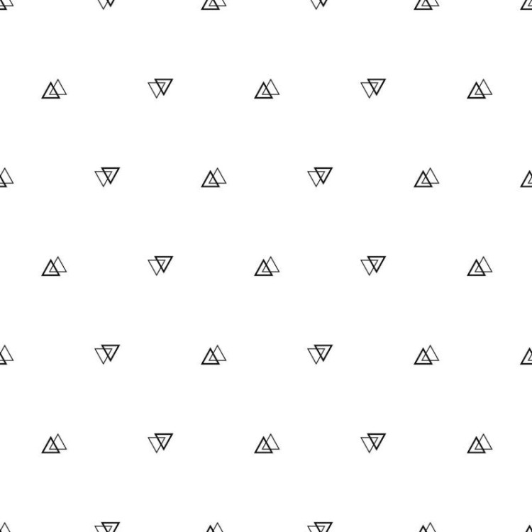 Papel de Parede Adesivo Minimalista Triângulos...