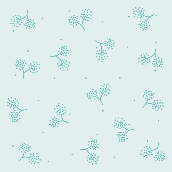 Papel de Parede Adesivo Minimalitsa Flores Verde N06132