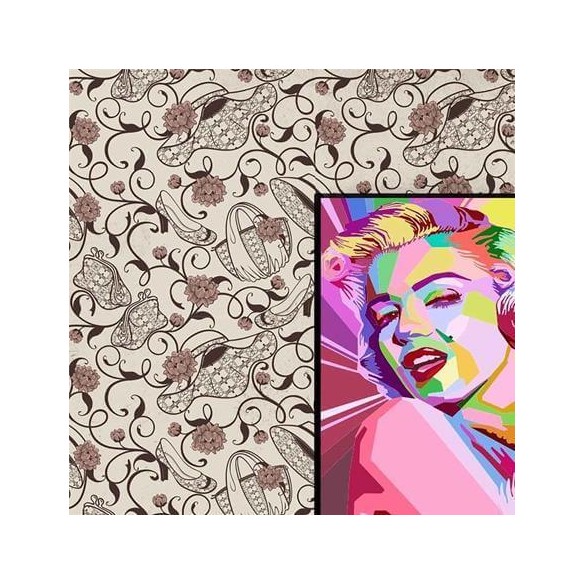 Papel de Parede Adesivo Moda Feminino 210165