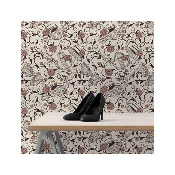 Papel de Parede Adesivo Moda Feminino 210165