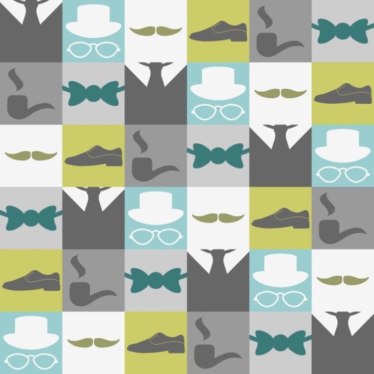 Papel de Parede Adesivo Moda Masculina 133624676