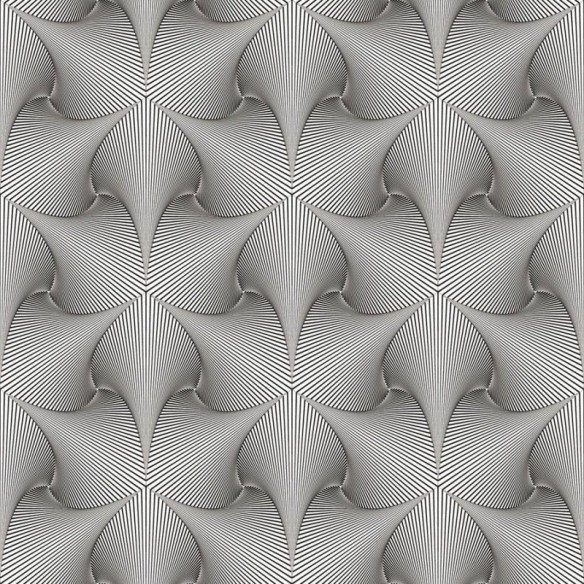 Papel de Parede Adesivo Monocromático Moderno 3D N06162
