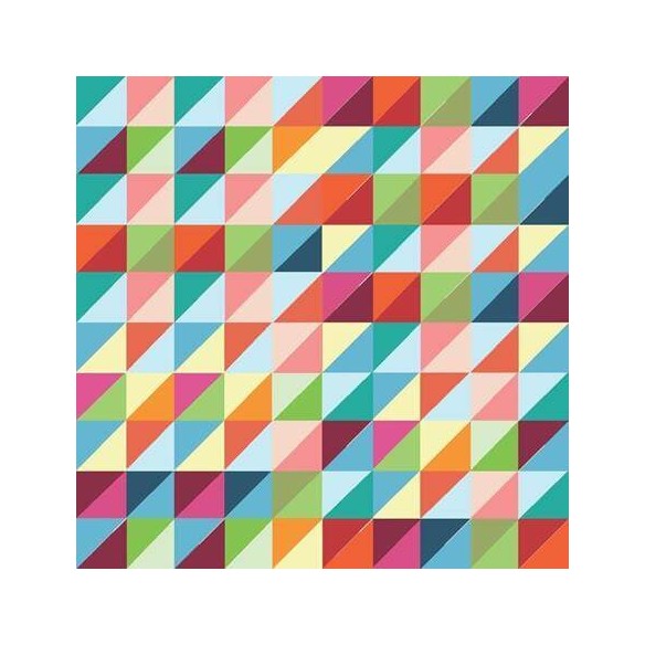 Papel de Parede Adesivo Mosaico Colorido 1516