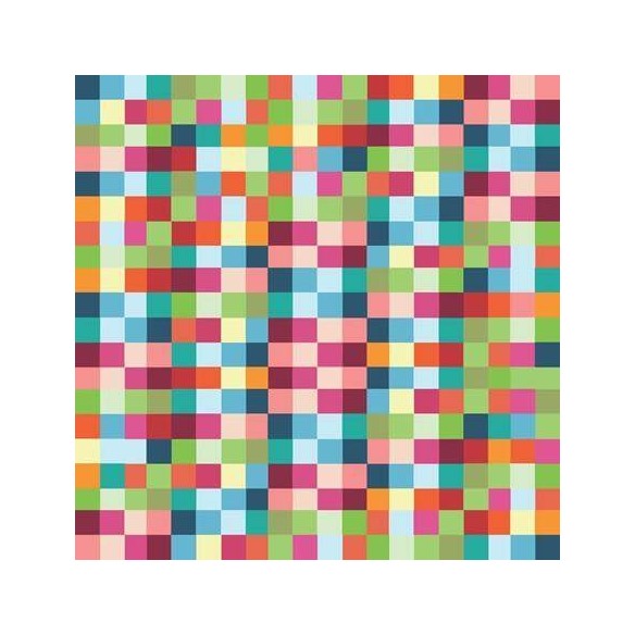 Papel de Parede Adesivo Mosaico Colorido 1518