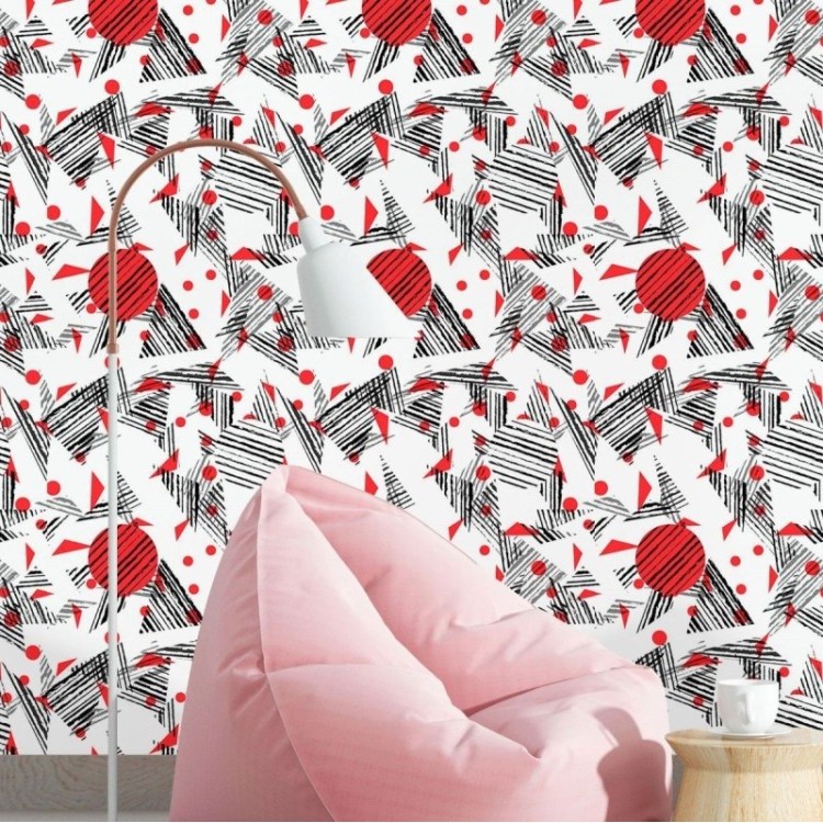 Papel de Parede Adesivo Abstrato N016007