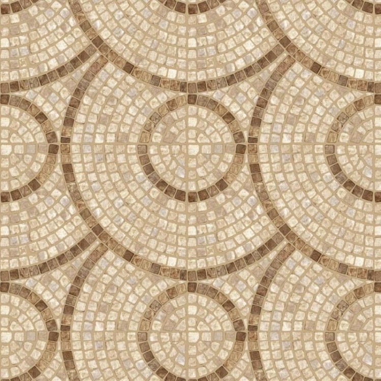 Papel de Parede Adesivo Mosaico Geométrico...