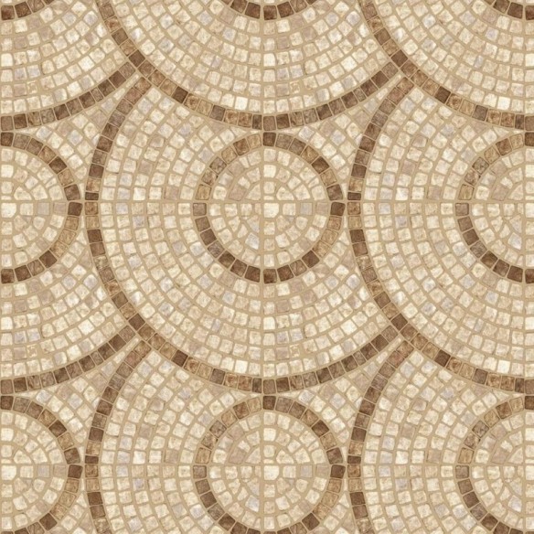 Papel de Parede Adesivo Mosaico Geométrico Pedras NP053