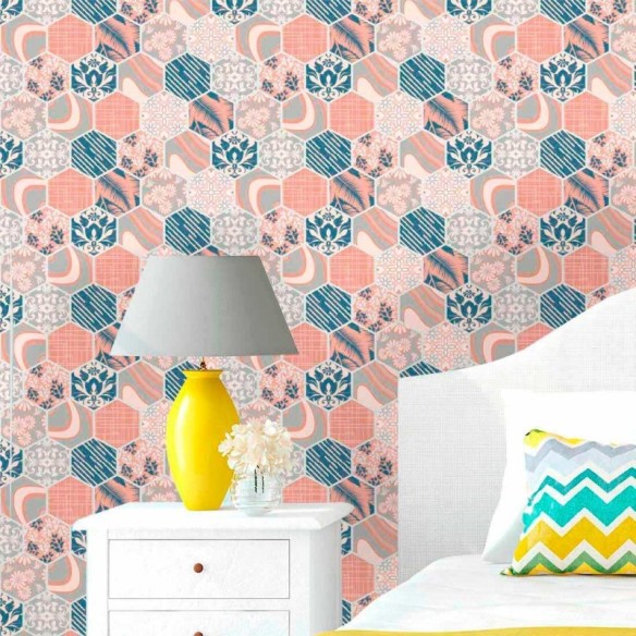 Papel de Parede Adesivo Mosaico Moderno 11375846