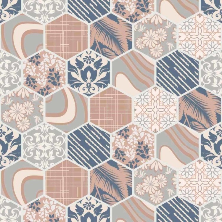 Papel de Parede Adesivo Mosaico Moderno 11375846