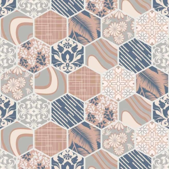 Papel de Parede Adesivo Mosaico Moderno 11375846